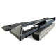 Front roof lip spoiler with LEDs