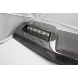 Front roof spoiler with LEDs