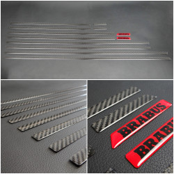 Side body exterior mouldings set