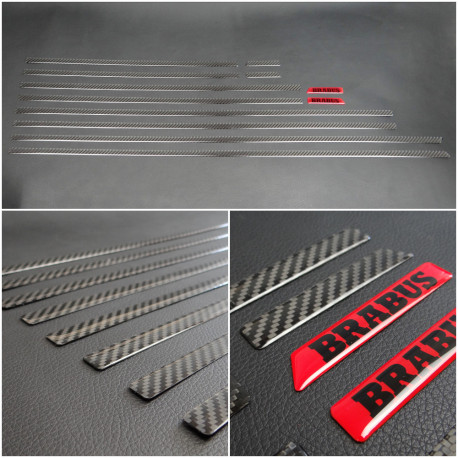Side body exterior mouldings set