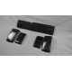 Front bumper fangs + number plate set