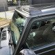 Front roof spoiler with LEDs