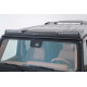 Front roof spoiler with LEDs