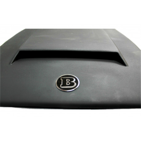 Hood scoop cover + Brabus metallic badge