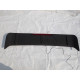 Rear roof spoiler with stop signal