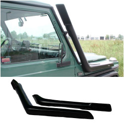 Front air dams intake snorkels