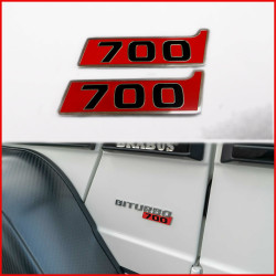 Metallic emblems badges