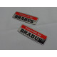 Metallic emblems badges