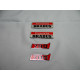 Metallic emblems badges