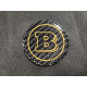 Brabus red-silver-yellow badges