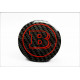 Brabus red-silver-yellow badges