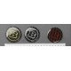 Brabus red-silver-yellow badges