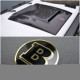 Golden hood scoop badge Brabus