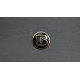 Golden hood scoop badge Brabus
