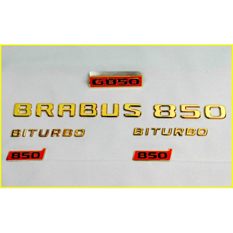 Golden emblems 850 Brabus
