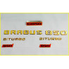 Golden emblems 850 Brabus