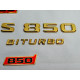 Golden emblems 850 Brabus
