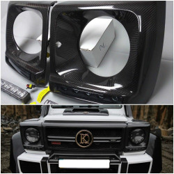 Front Headlight covers with LEDs
