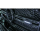 Led illuminated logo front grille