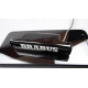Led illuminated logo front grille