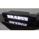 Led illuminated logo front grille