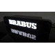 Led illuminated logo front grille