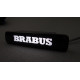 Led illuminated logo front grille