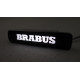 Led illuminated logo front grille