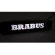 Led illuminated logo front grille