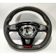 Рулевое колесо, кожа, карбон