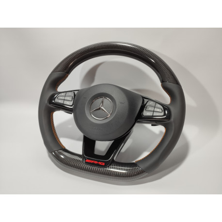 Steering Wheel Carbon Leather