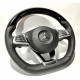 Piano Black Leather Steering Wheel
