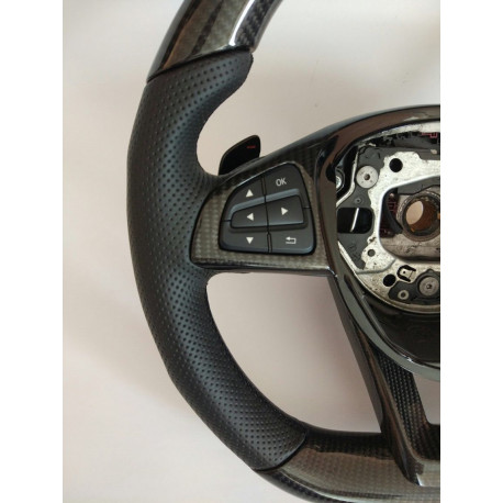 Steering Wheel Carbon Leather CLA CLS GLE