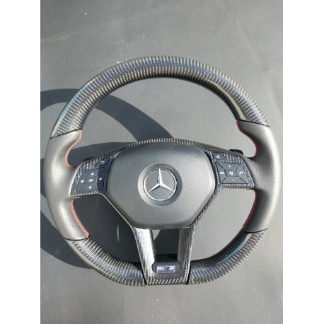Steering Wheel Carbon, Leather