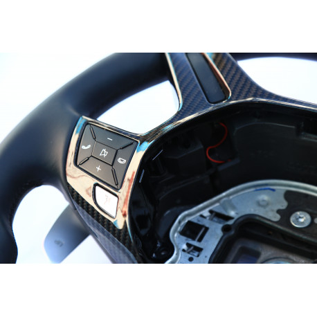 Steering Wheel Carbon, Leather