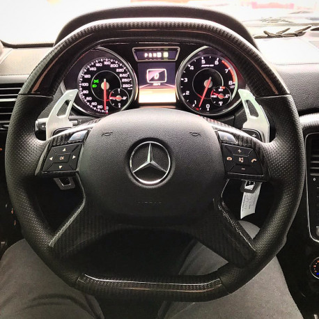 Steering Wheel Carbon, Leather