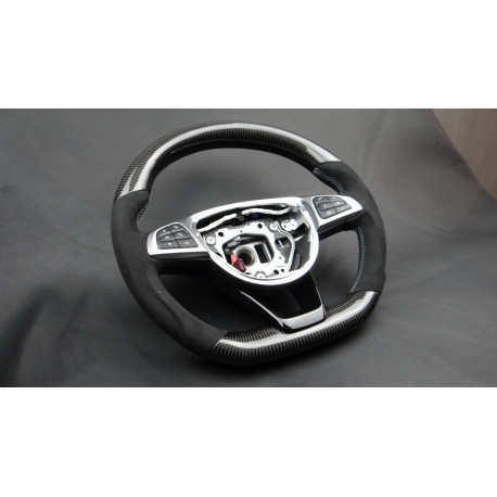 W205 amg Steering Wheel Carbon, Alcantara