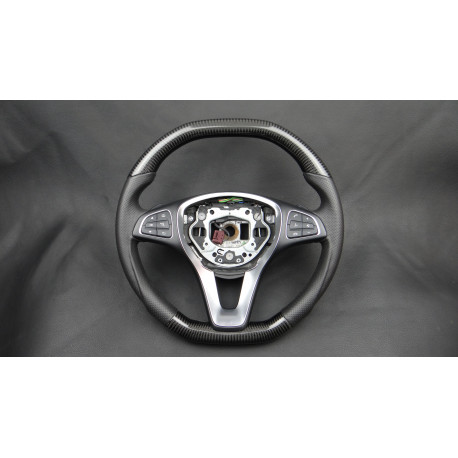 LOX W212 Steering Wheel Carbon, Leather