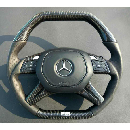 Brabus Steering Wheel Carbon, Leather