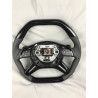Piano black Steering Wheel Leather