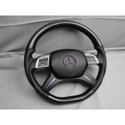 Рулевое колесо карбон, кожа