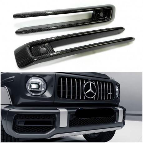 Front Bumper Fangs Fog Lights Covers