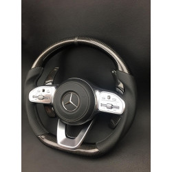 W463a Steering Wheel Carbon, Leather
