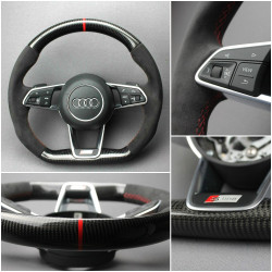 S Line Carbon Steering Wheel TT RS R8