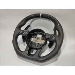 OEM Carbon Steering Wheel Black leather