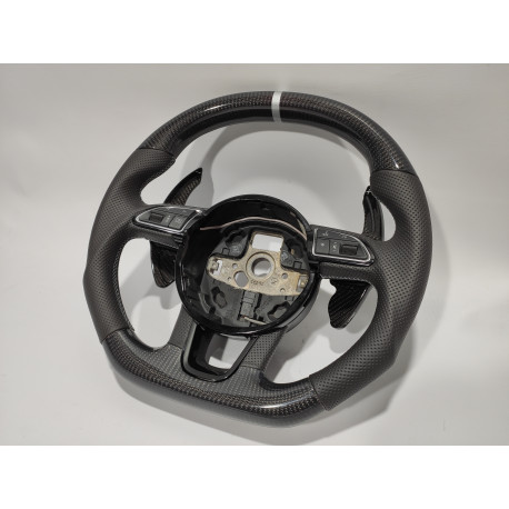 OEM Carbon Steering Wheel Black leather
