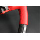 F430 F136E Красный Карбоновый Кожаный руль