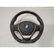 Steering Wheel Carbon Black Leather M Style