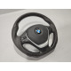 Steering Wheel Carbon Black Leather M Style