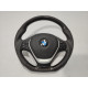 Steering Wheel Carbon Black Leather M Style